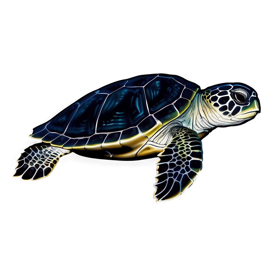 Green Baby Turtle Png 12