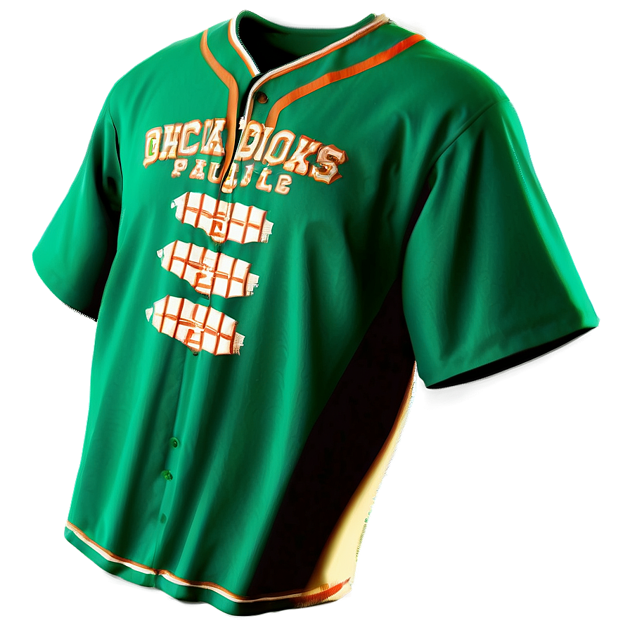 Green Baseball Jersey Png Oon87