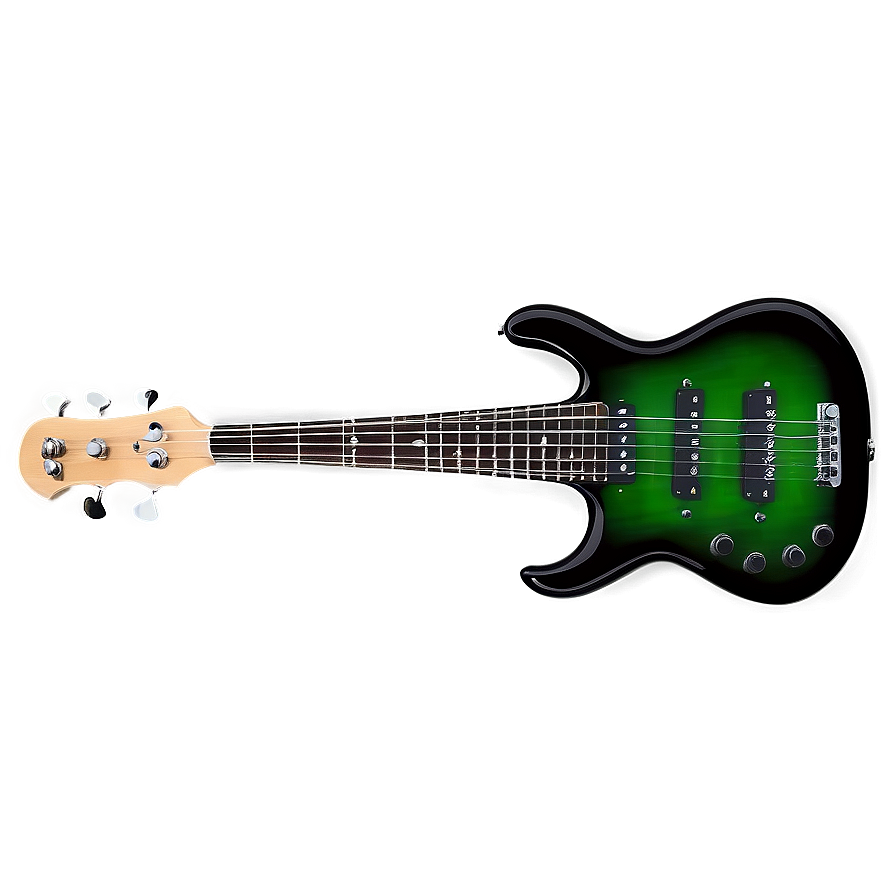 Green Bass Guitar Png 82