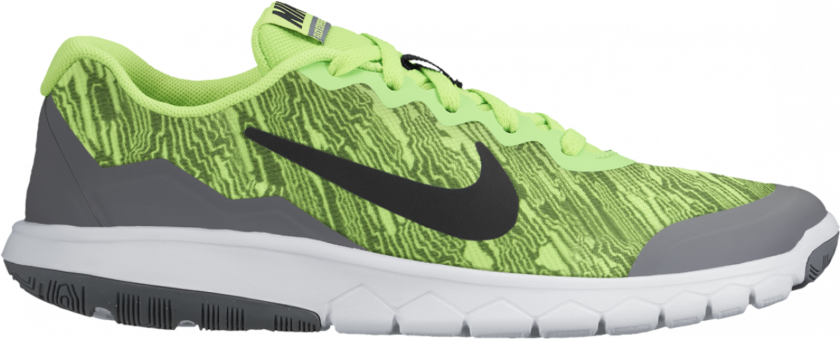 Green Black Nike Running Shoe