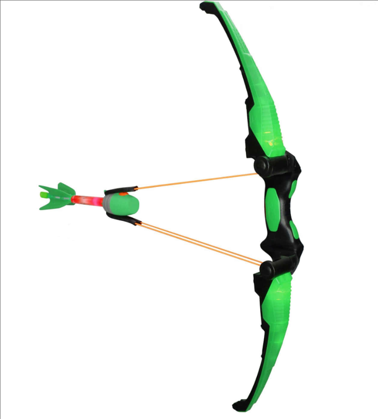 Green Black Plastic Bowand Arrow Toy