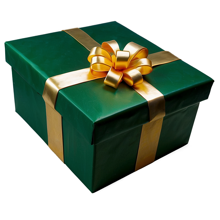 Green Box For Gifts Png Dlb