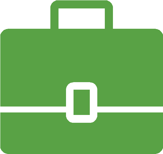 Green Briefcase Icon