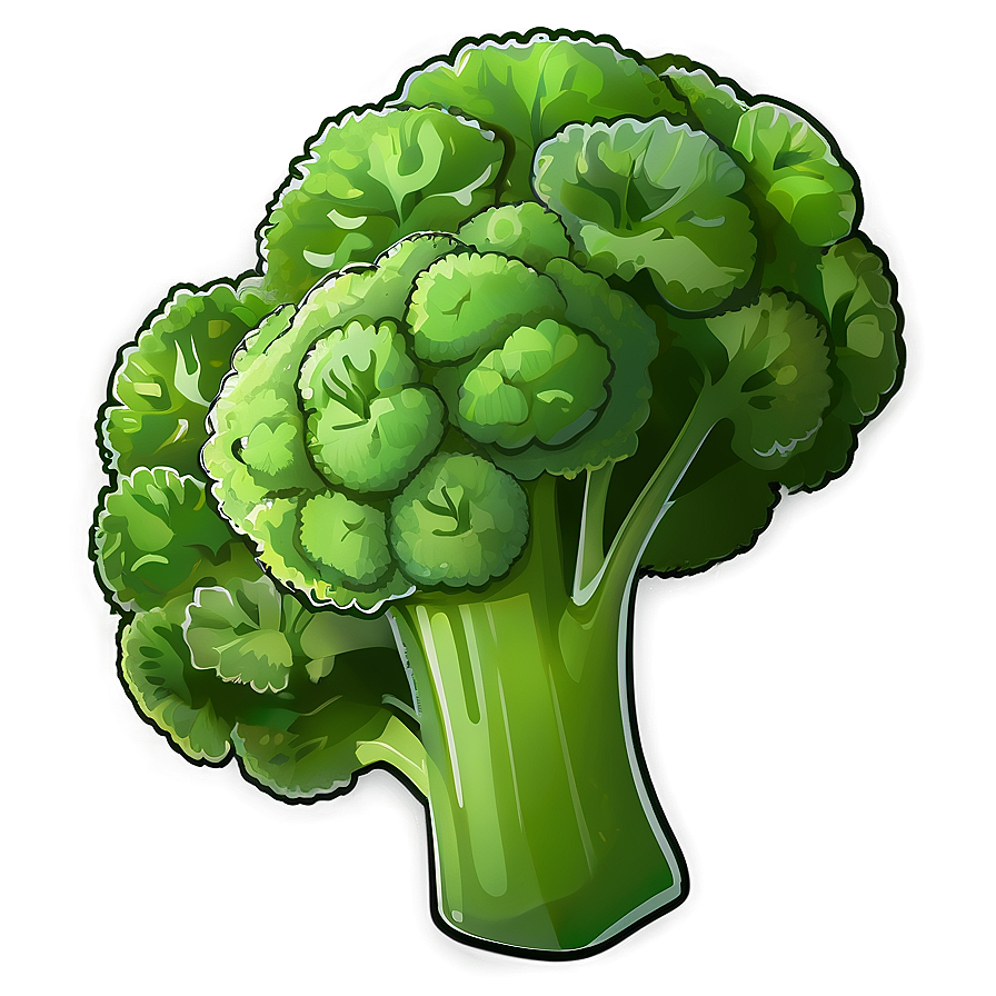 Green Broccoli Icon Png 05232024