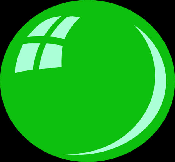 Green Bubble Icon