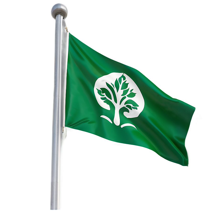 Green Building Flag Png Yuf40