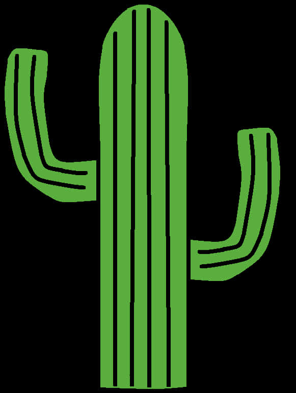 Green Cactus Graphic