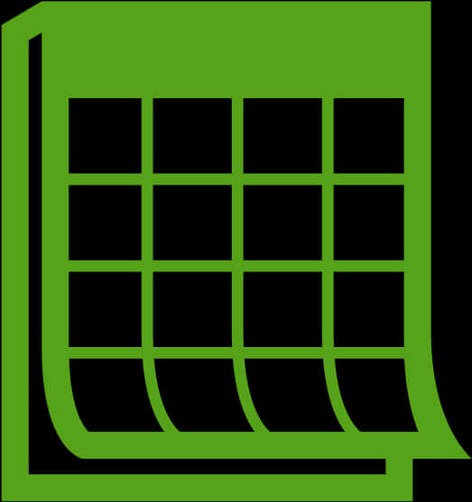 Green Calendar Icon