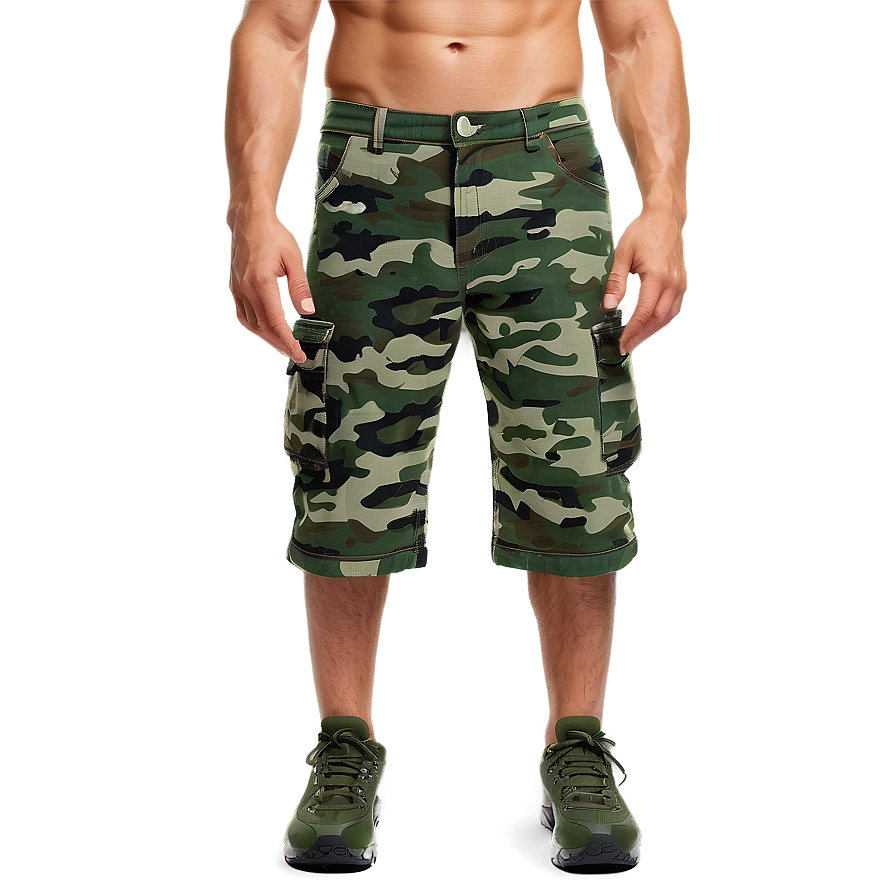 Green Camo Jorts Png 86