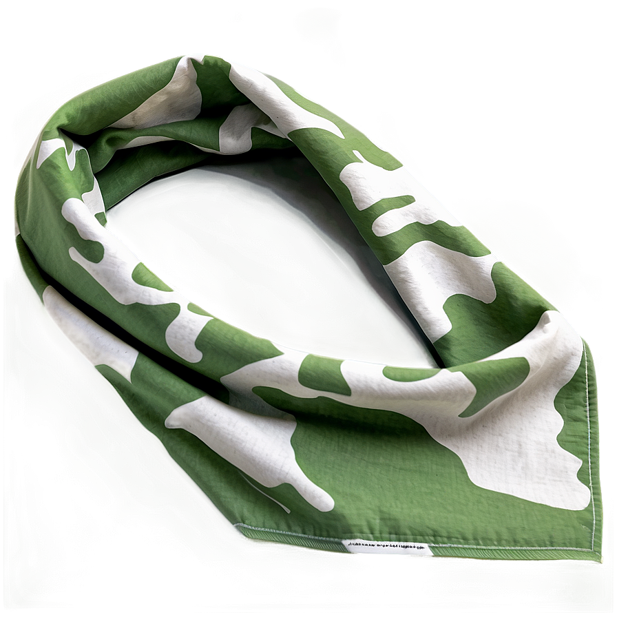 Green Camouflage Bandana Png Wpt