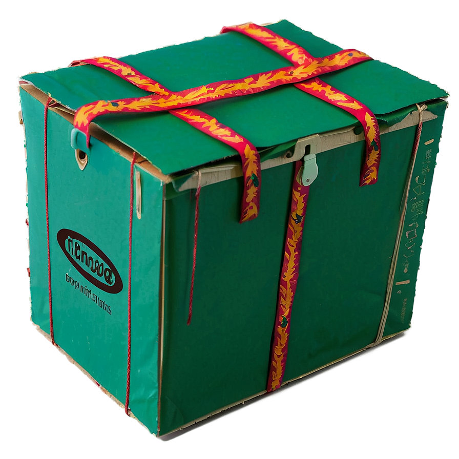 Green Cardboard Box Png Fxs98