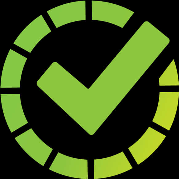 Green Checkmark Loading Icon