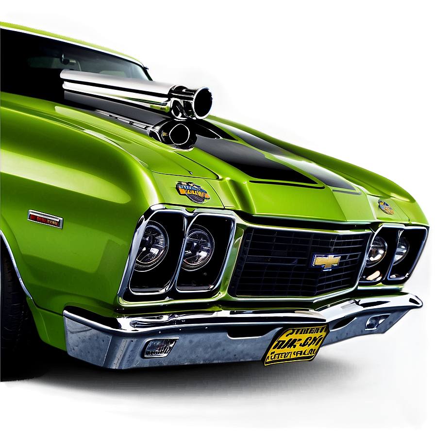 Green Chevrolet Chevelle Png 67