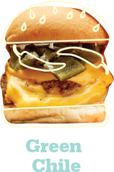 Green Chile Cheeseburger Delicious Fast Food.png