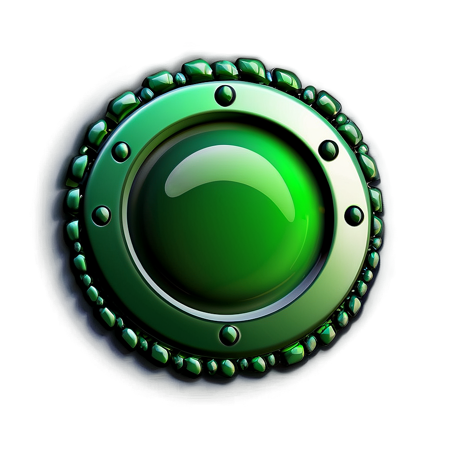 Green Circle Badge Png Fhd