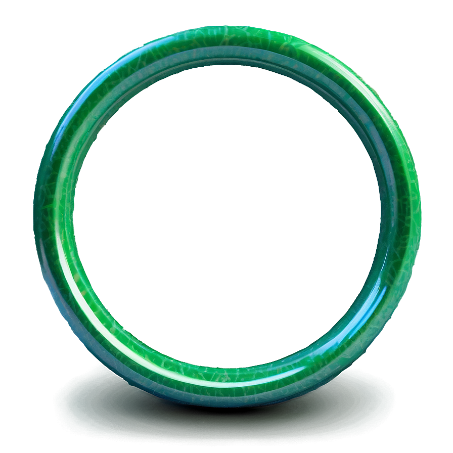 Green Circle In 3d Png Mun