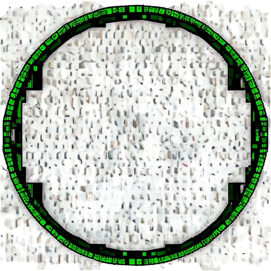 Green Circle In Pixel Art Png Vkp