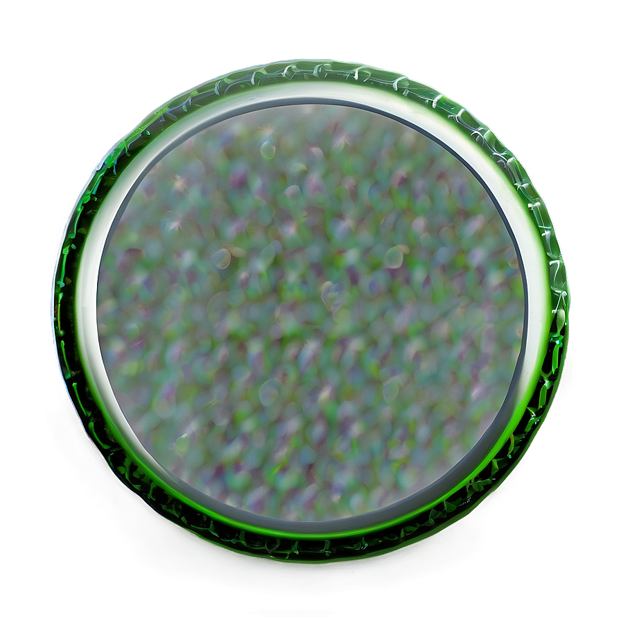 Green Circle With Waves Png 84