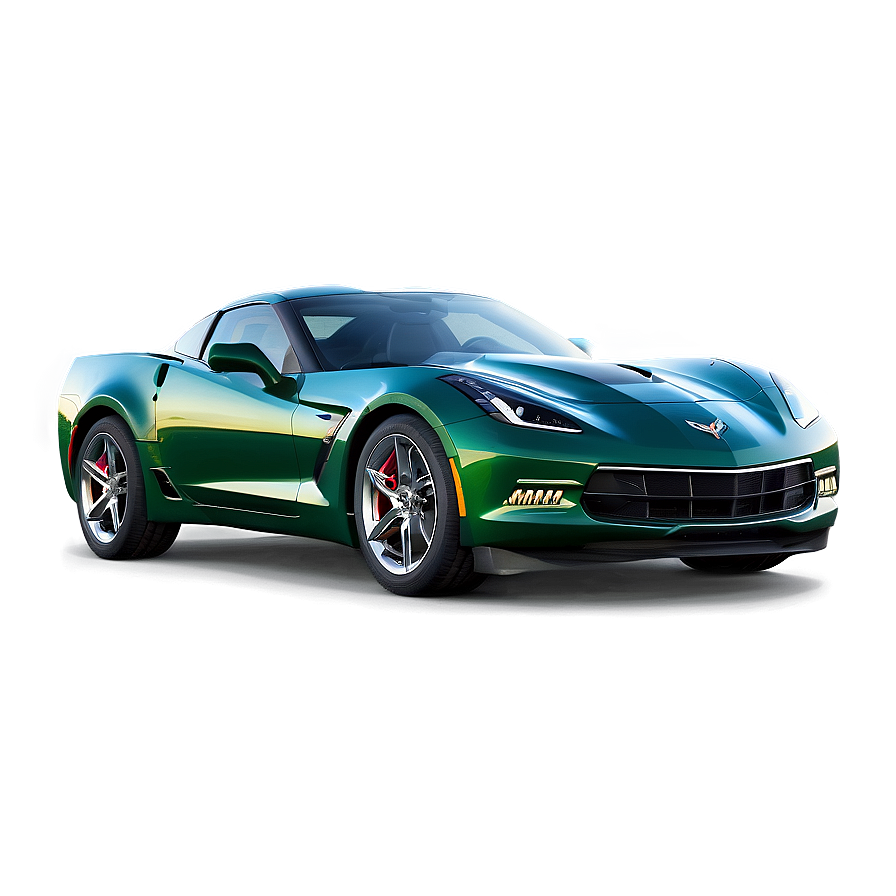 Green Corvette Png 63