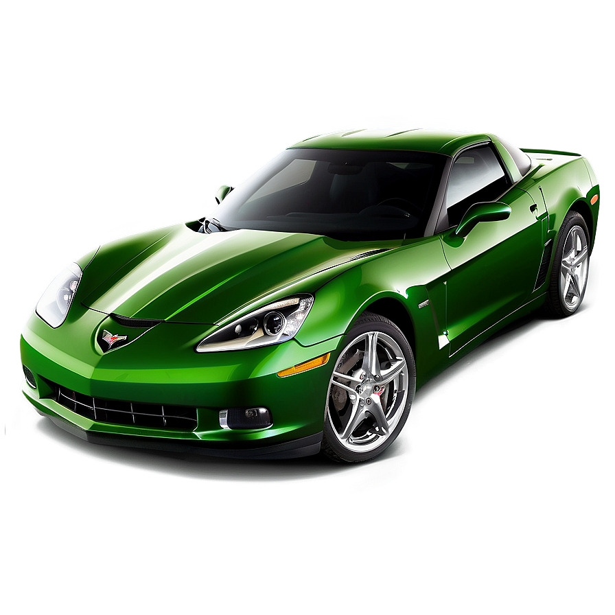 Green Corvette Png Ydw