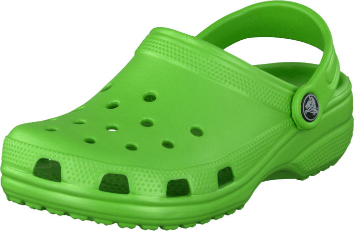 Green Croc Sandal Side View