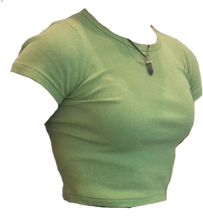 Green Crop Top Fashion Item