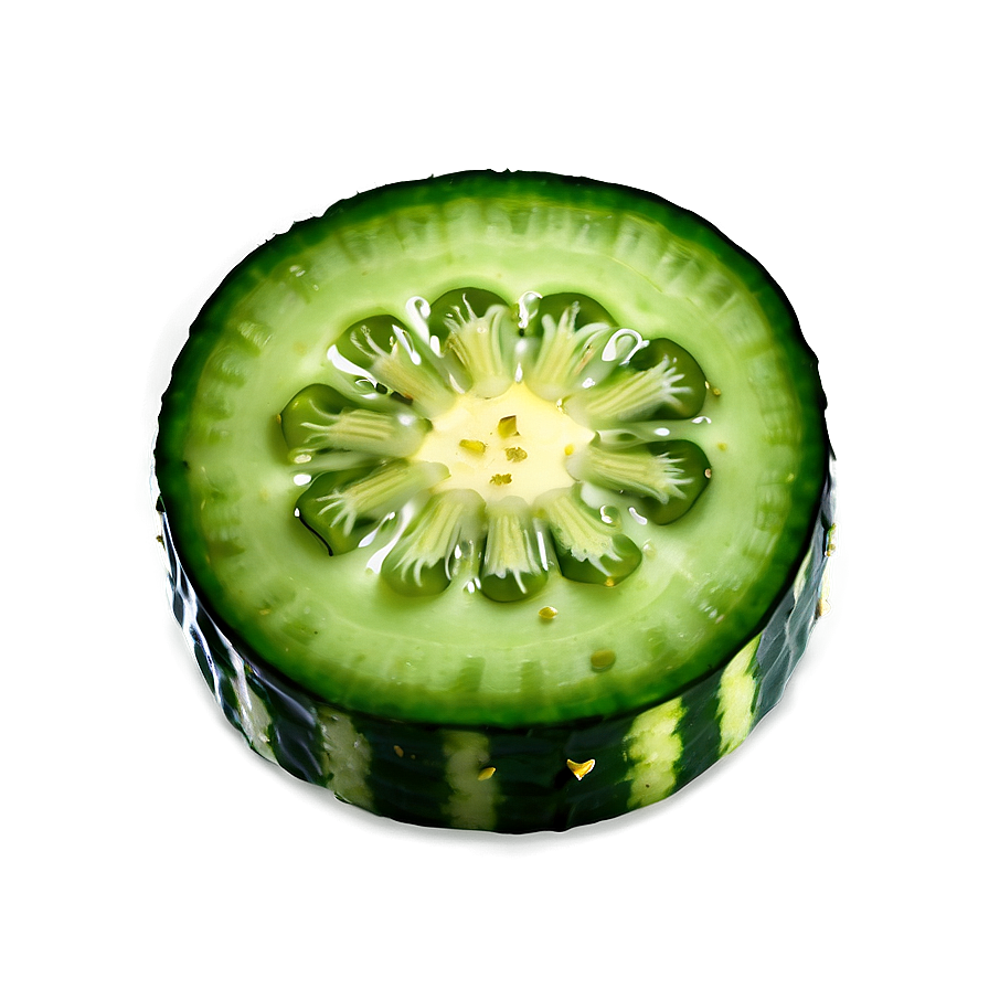 Green Cucumber Slice Png Sul34