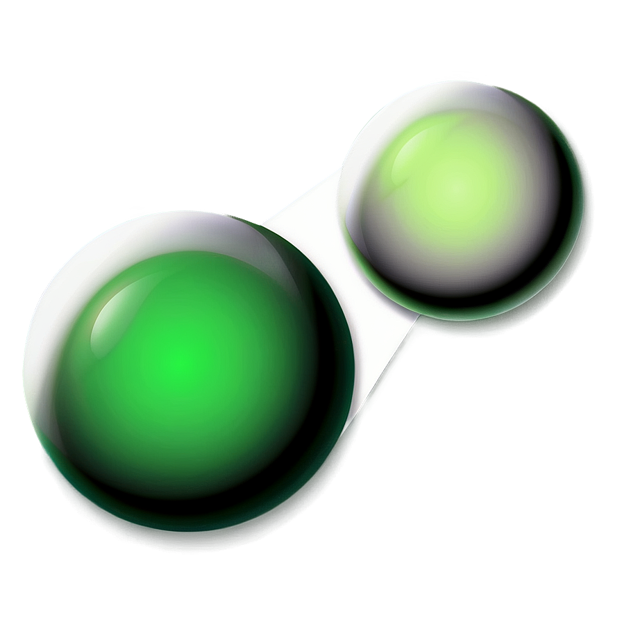 Green Dot On White Background Png 06122024