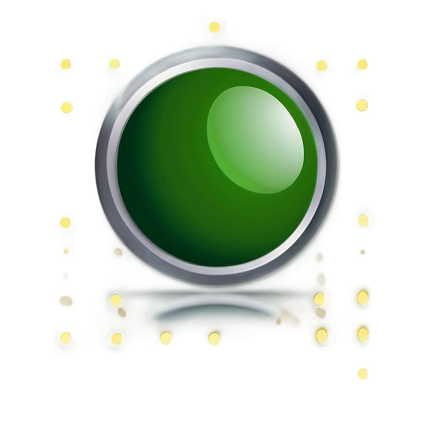 Green Dot With Shadow Png Vcw