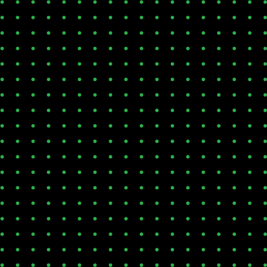 Green Dotson Black Background Pattern