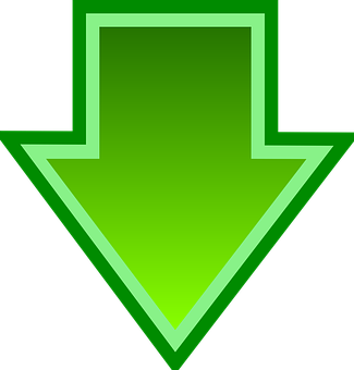 Green Downward Arrow