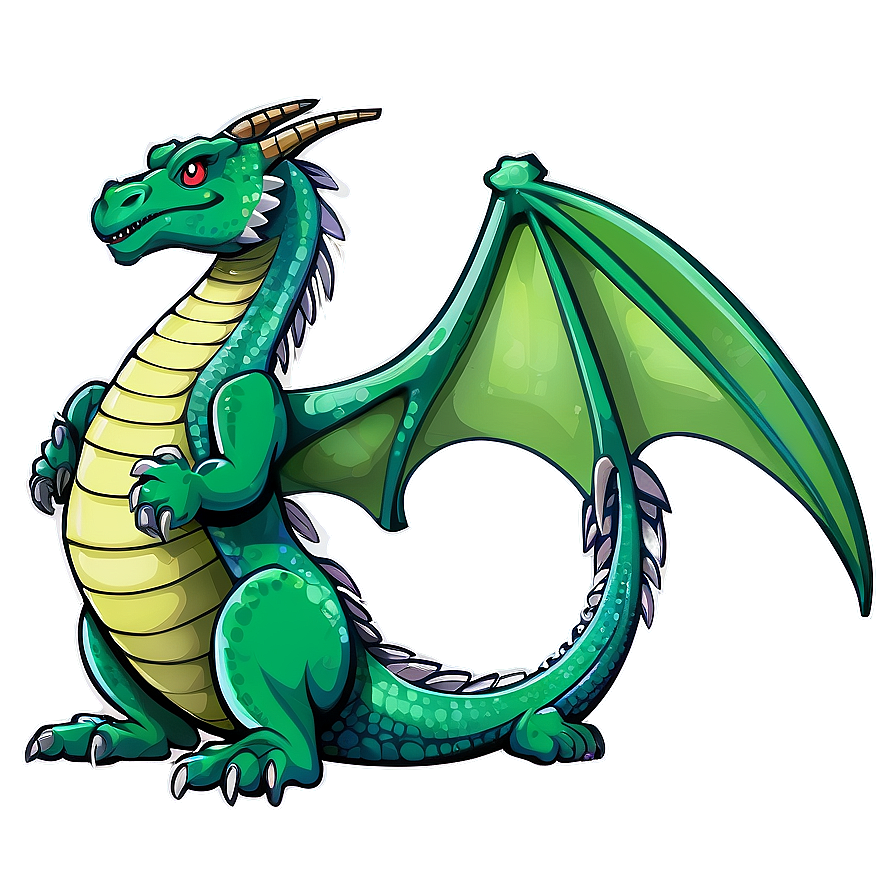 Green Dragon Clipart Png 35