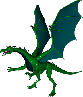 Green Dragon Illustration