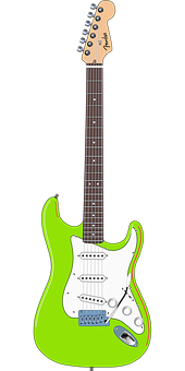 Green Electric Guitar