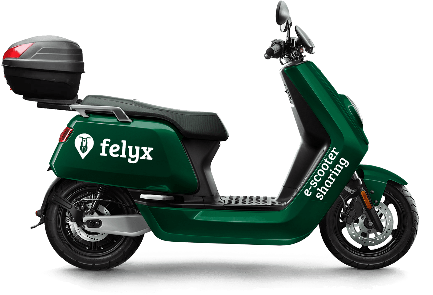 Green Electric Scooter Felyx