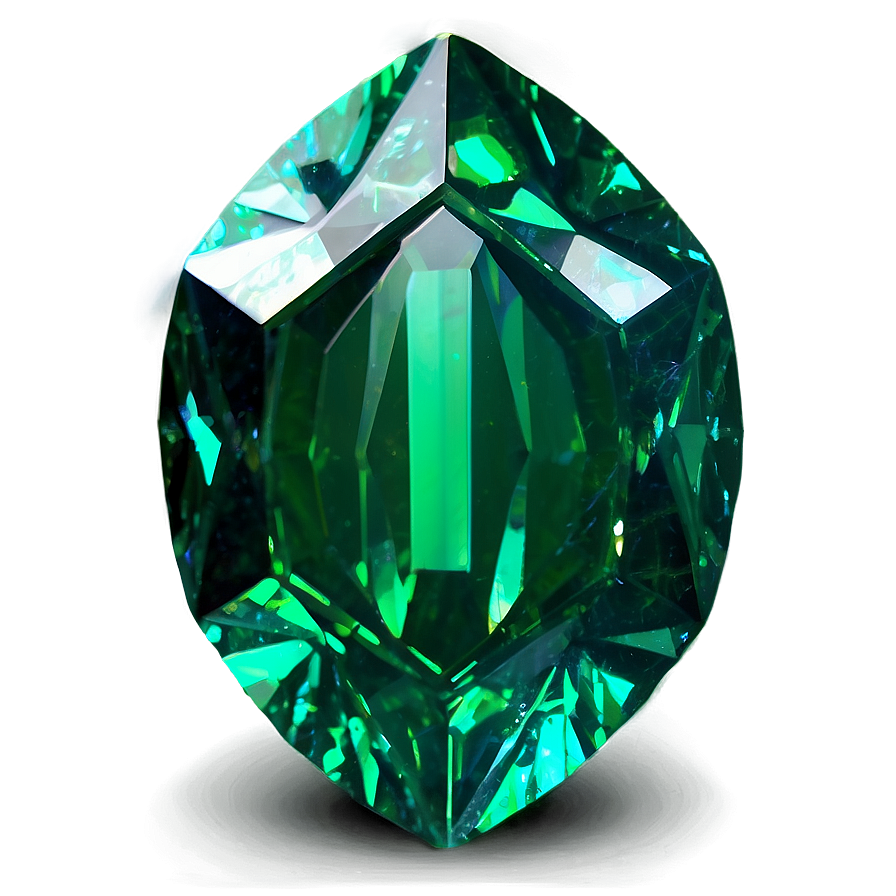 Green Emerald Crystal Png Vdo5