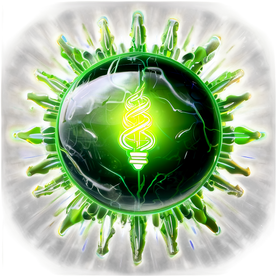 Green Energy Glow Png 1