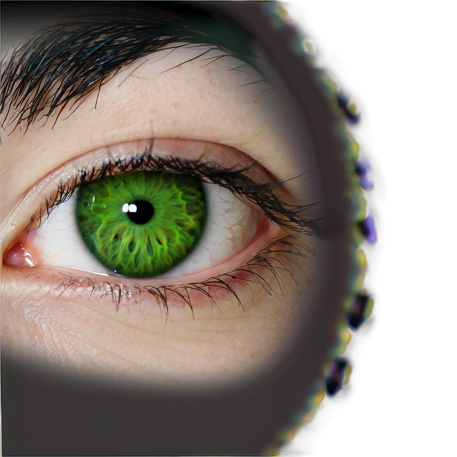 Green Eye Glare Png 06262024