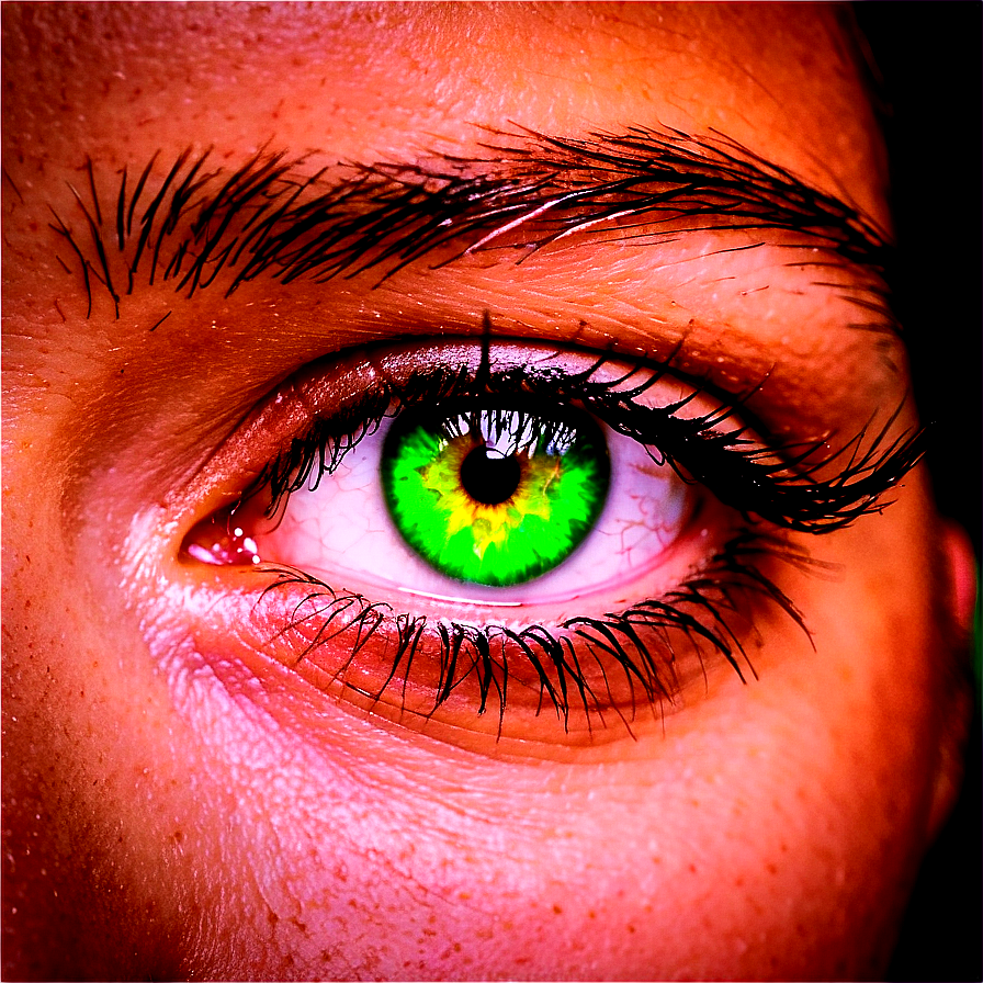 Green Eye With Long Lashes Png 06262024