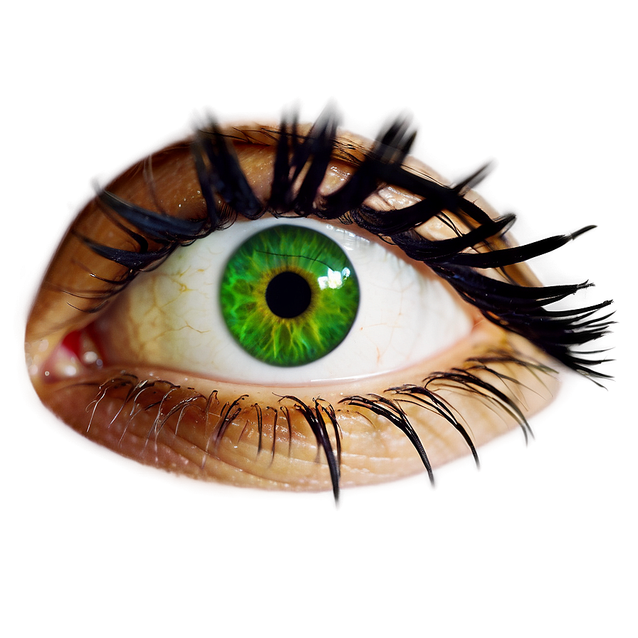 Green Eye With Long Lashes Png Ivl