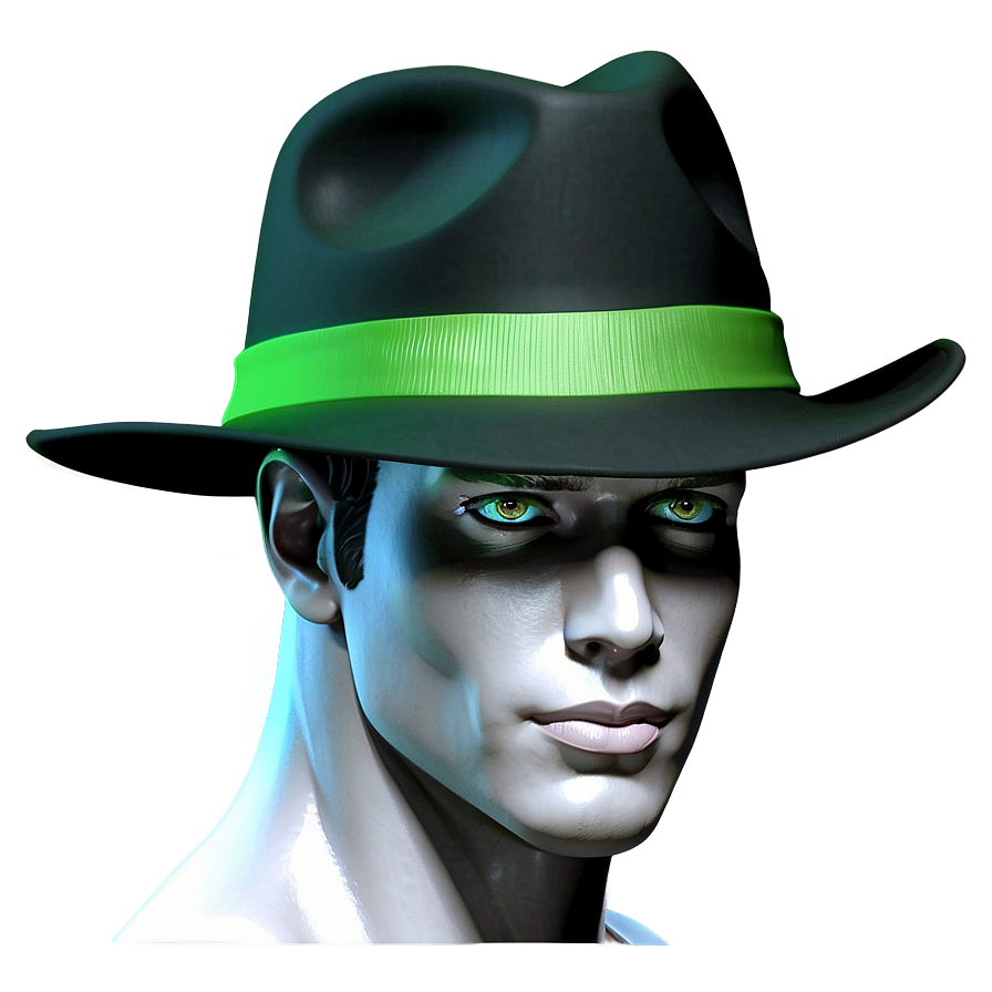 Green Fedora Png Qpr