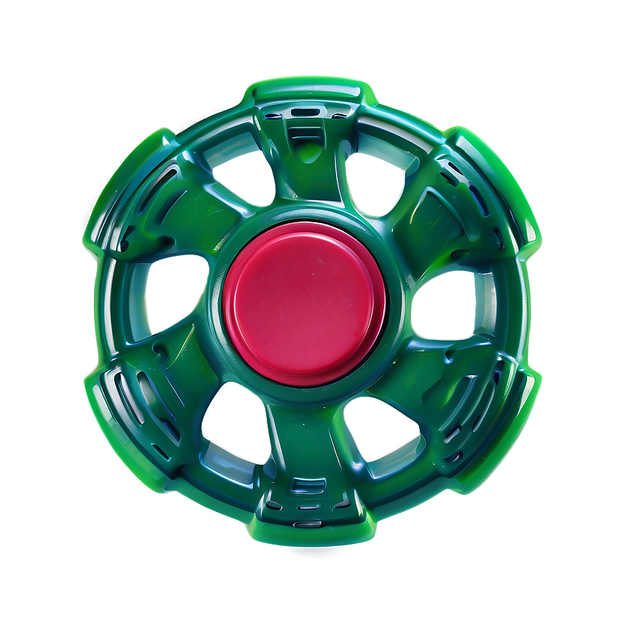 Green Fidget Spinner Png 27