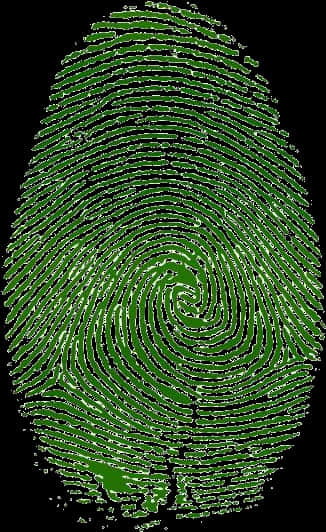 Green Fingerprint Pattern