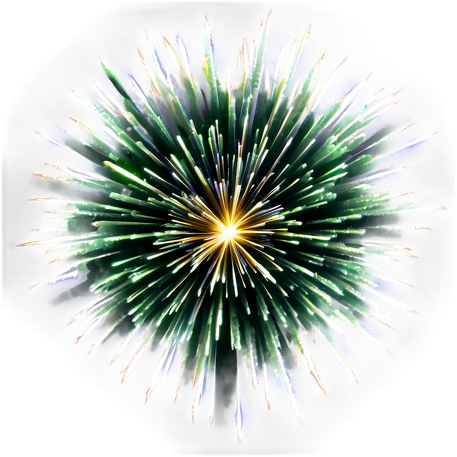 Green Firework Explosion Png 05062024