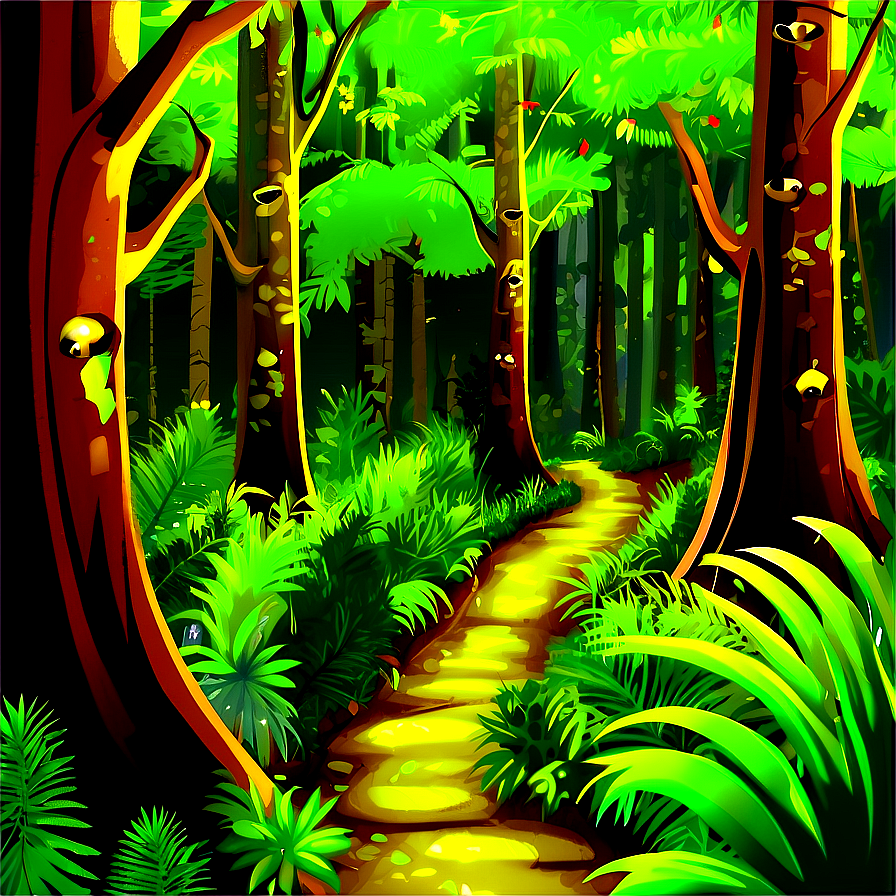 Green Forest Clipart Png Usj