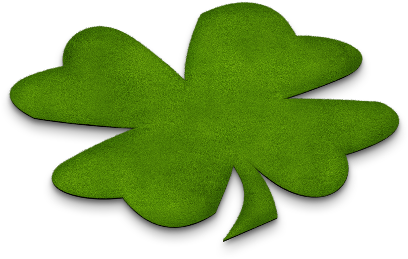 Green Four Leaf Clover Graphic