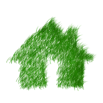 Green Furry Letter Art