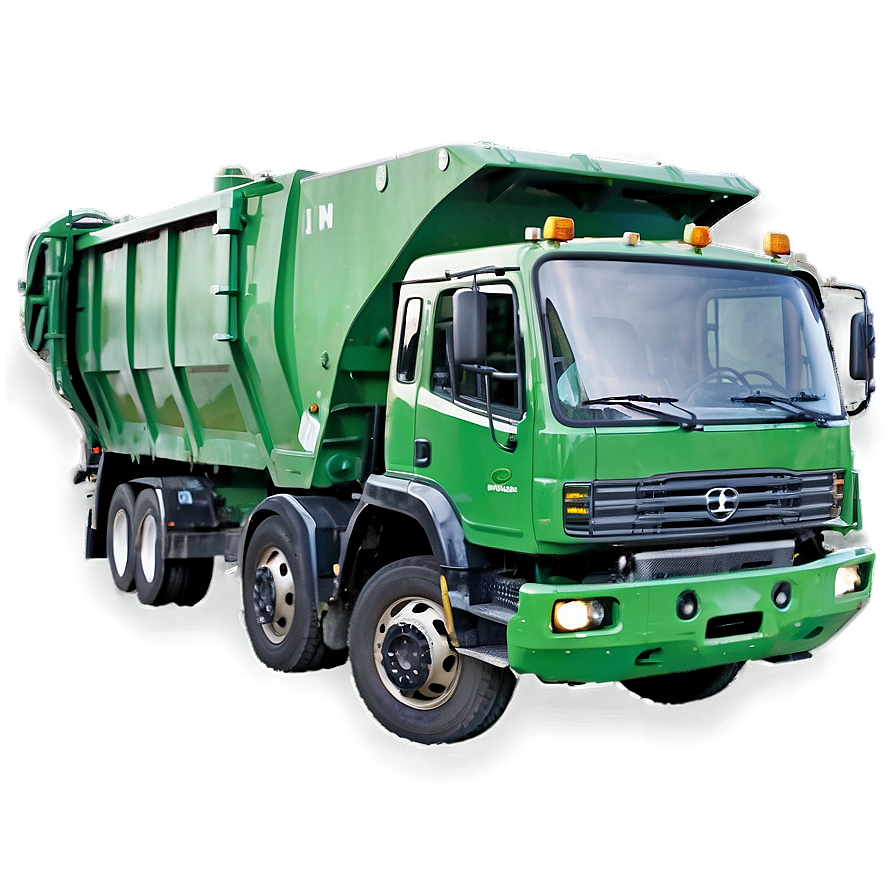 Green Garbage Truck Png 15