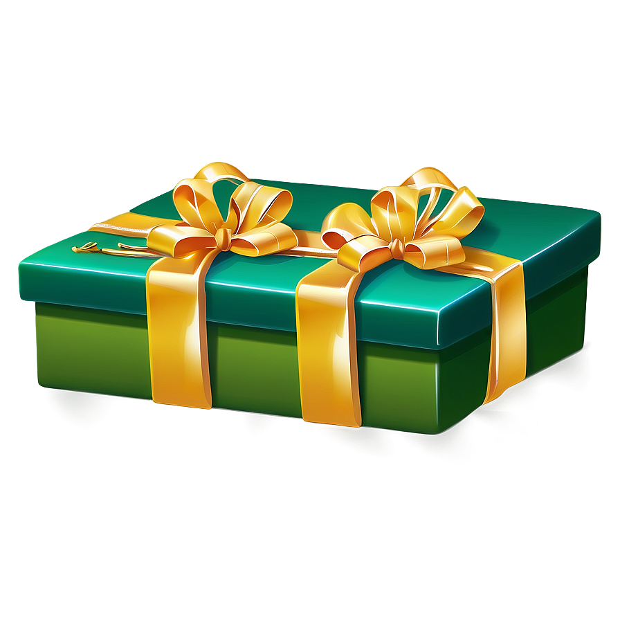 Green Gift Box Illustration Png Jhs