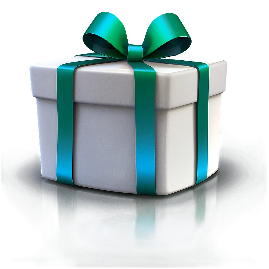 Green Gift Box Png 25